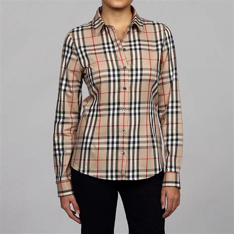 burberry women's long sleeve shirt|neiman marcus Burberry shirts.